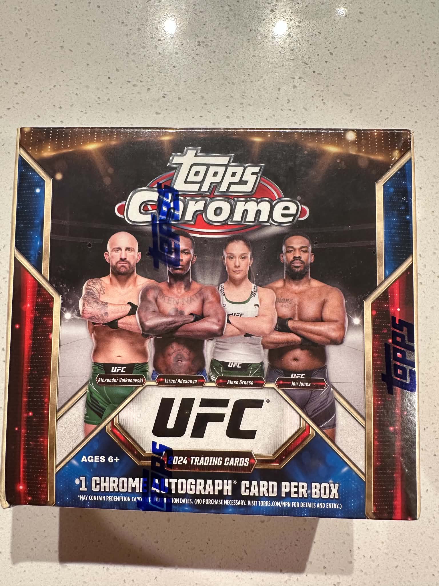 2024 Topps Chrome UFC 6-Pack Mega Box Sealed Factory