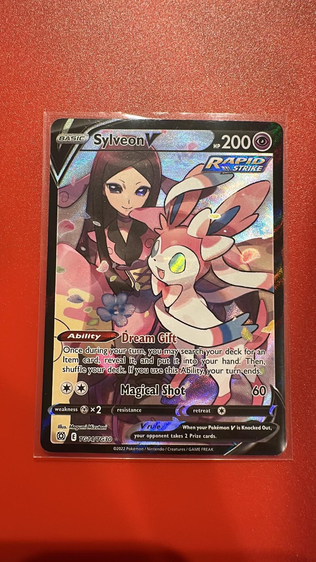Pokemon TCG Sylveon V TG14/TG30 Brilliant Stars TG Ultra Rare Holo Full Art